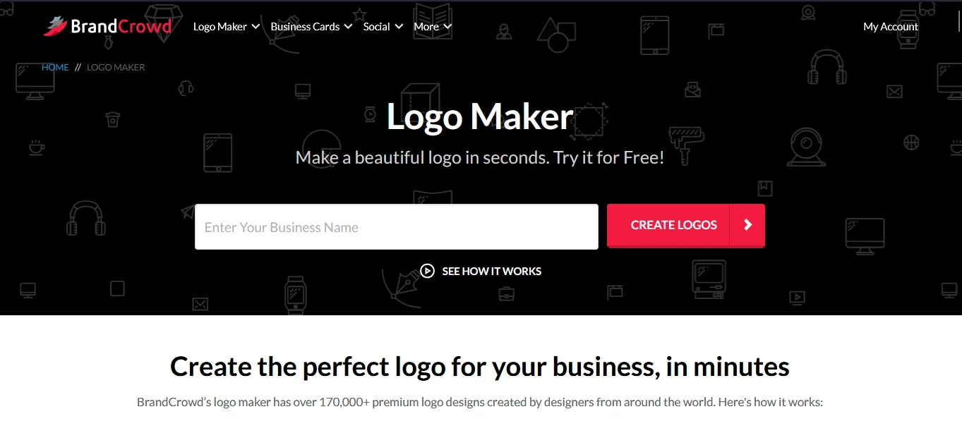 7 Best AI Logo Generator For Stunning Logos In 2023 - brandcrowd brandcrowd AI Logo Generator